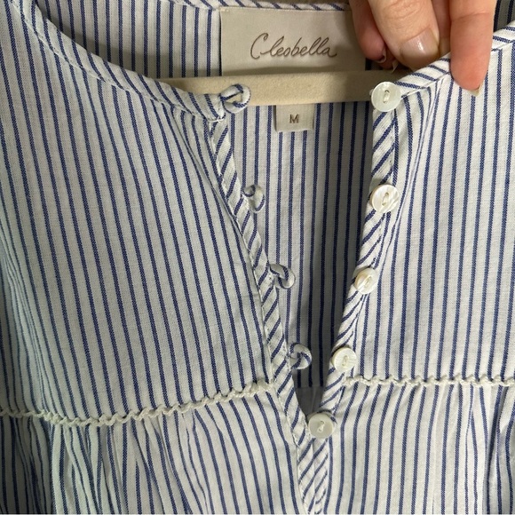 CLEOBELLA ASTERIA MIDI DRESS MIRAGE STRIPE SZ M - Picture 5 of 10